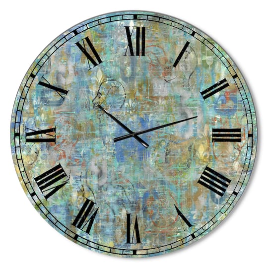 Designart 'Mind Blown Large Modern Wall Clock